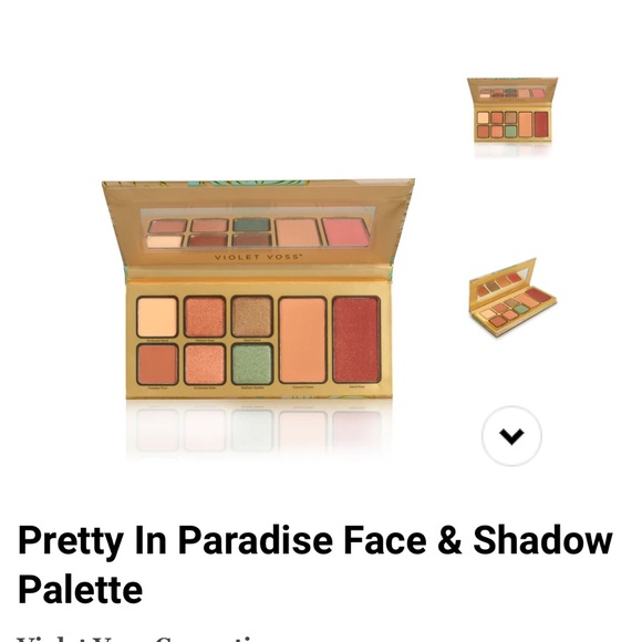 Violet Voss Pretty in Paradise All in one face & eyeshadow palette New! - Picture 1 of 4